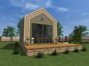3D Модель каркасного дома 9