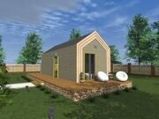 3D Модель каркасного дома 6